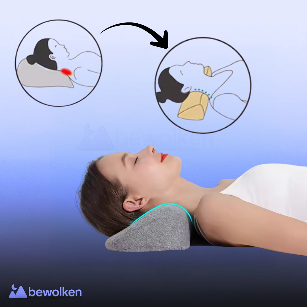 Rückenschläfer-Nackenkissen – ergonomisch perfekt