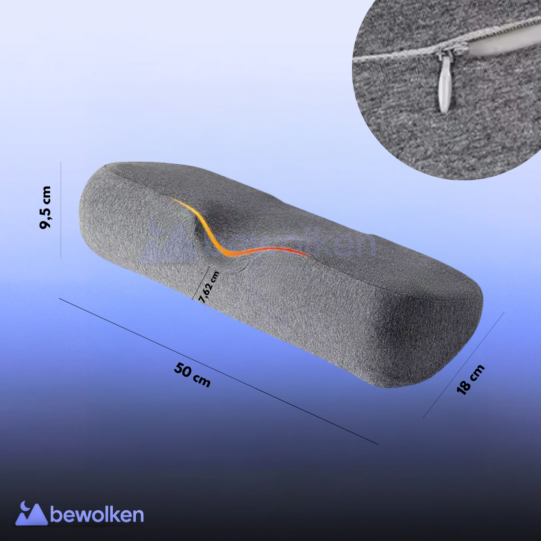 Rückenschläfer-Nackenkissen – ergonomisch perfekt