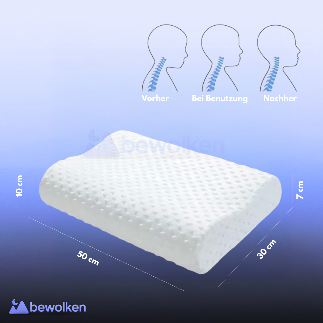 Ergonomisch perfektes Magic-Foam-Kissen für Seitenschläfer