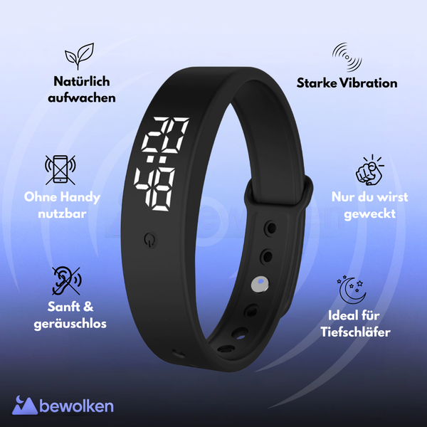 Vibroband - Fr den perfekten Aufwachmoment Bewolken Vibroband - Fr den perfekten Aufwachmoment Bewolken