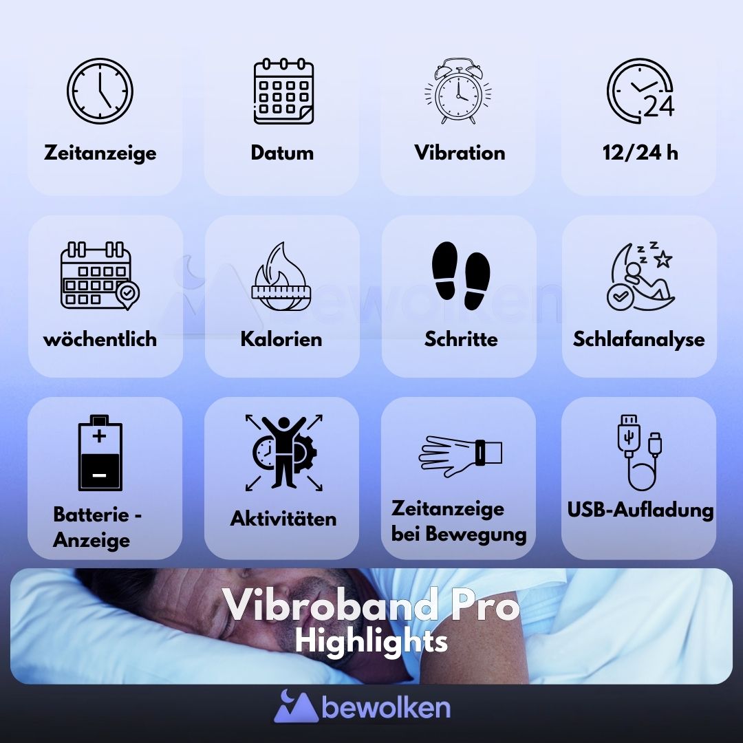 Vibroband Pro - Für den perfekten Aufwachmoment