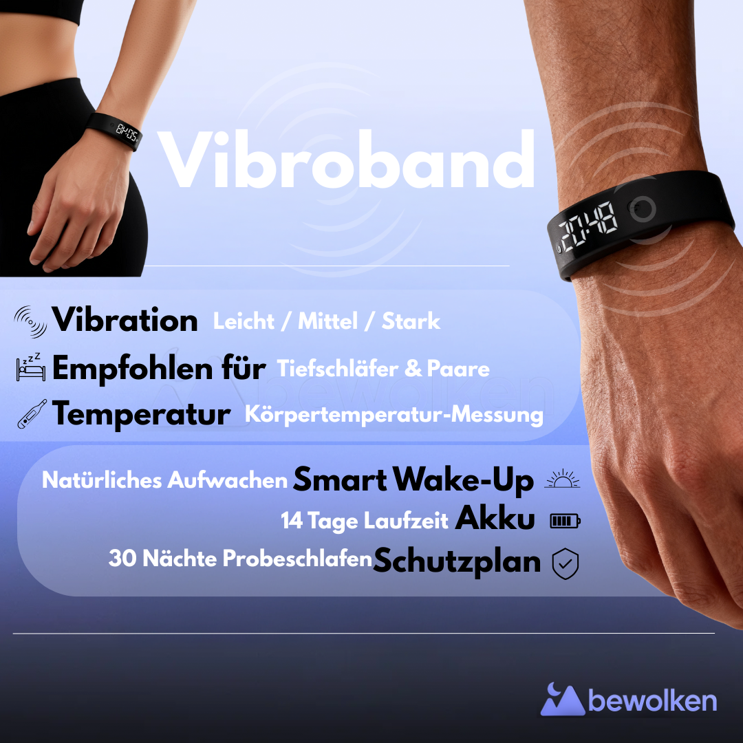 Vibroband - Fr den perfekten Aufwachmoment Bewolken Vibroband - Fr den perfekten Aufwachmoment Bewolken